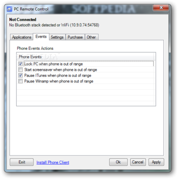 PC Remote Control (former Bluetooth Remote Control) screenshot 2