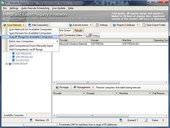 PC Remote Registry Merge screenshot 2