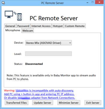 PC Remote Server screenshot 4