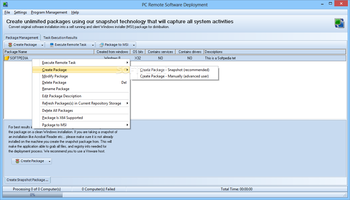 PC Remote Software Deployment screenshot