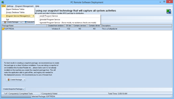 PC Remote Software Deployment screenshot 12