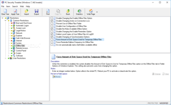 PC Security Tweaker screenshot 10