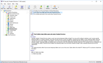 PC Security Tweaker screenshot 11