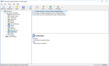 PC Security Tweaker screenshot 12