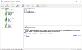 PC Security Tweaker screenshot 3