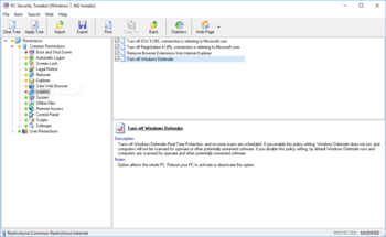 PC Security Tweaker screenshot 8