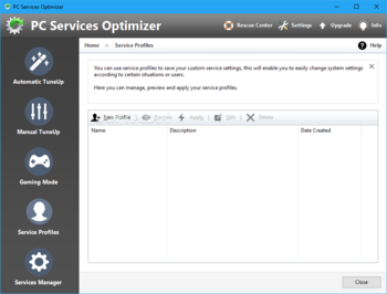 PC Services Optimizer (formerly Vista Services Optimizer) screenshot 6