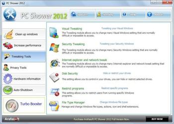 PC Shower 2012 screenshot