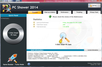 PC Shower 2014 screenshot 4