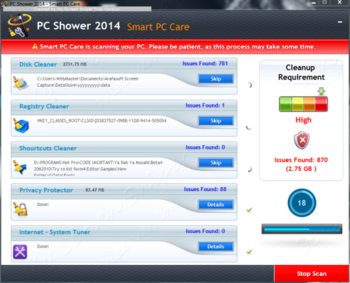 PC Shower 2014 screenshot 5
