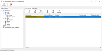PC SMS Gateway Server screenshot