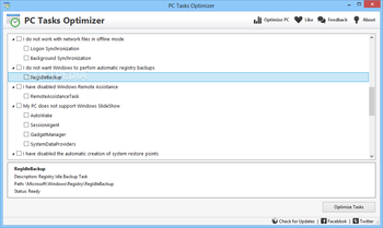 PC Tasks Optimizer screenshot 3