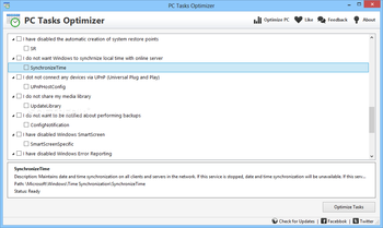 PC Tasks Optimizer screenshot 4