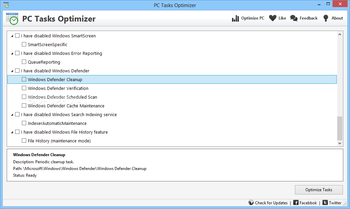 PC Tasks Optimizer screenshot 5