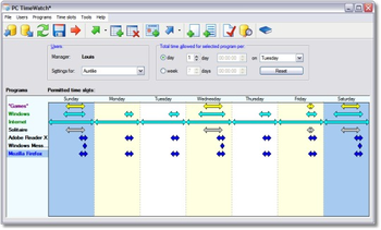PC TimeWatch screenshot