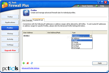 PC Tools Firewall Plus screenshot 5