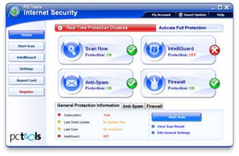 PC Tools Internet Security screenshot