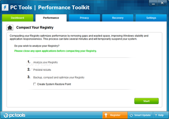 PC Tools Performance Toolkit screenshot 5