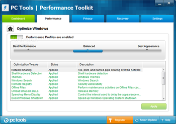 PC Tools Performance Toolkit screenshot 7