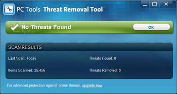 PC Tools Threat Removal Tool screenshot 2