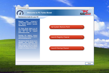 PC Turbo Boost screenshot