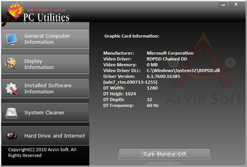 PC Utilities screenshot 2