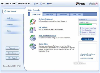 PC Vaccine Personal screenshot 2