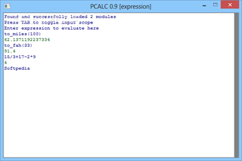 PCalc screenshot
