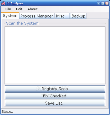 PCAnalyzer screenshot