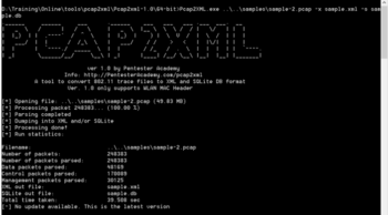 Pcap2XML screenshot 2