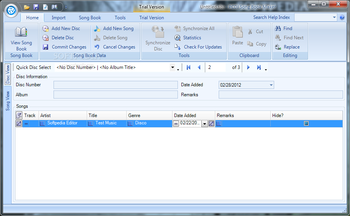 PCDJ Song Book Maker screenshot