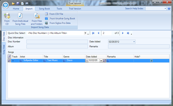 PCDJ Song Book Maker screenshot 3