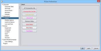 PCGen screenshot 15