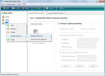 Pchsoft 1-Click IPConfig screenshot
