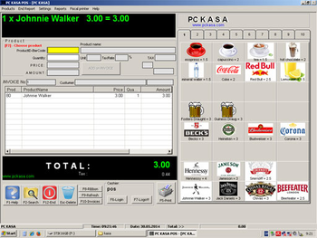 PCKasa POS screenshot