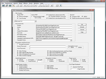 PCL to PDF - PCLTool SDK Option V screenshot