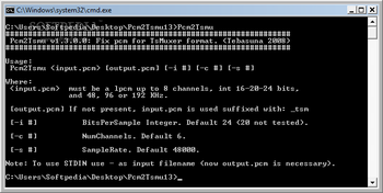 Pcm2Tsmu screenshot