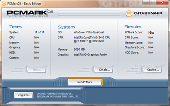 PCMark05 Basic screenshot