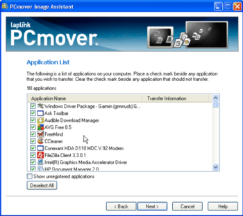 PCmover Image & Drive Assistant screenshot