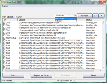 PCRepair Tools 2012 screenshot 3
