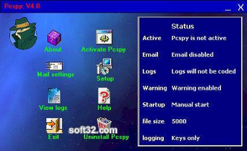 Pcspy screenshot