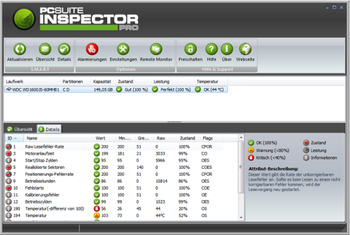 PCSuite Inspector screenshot