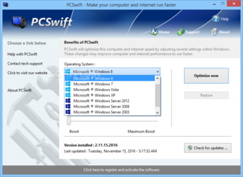 PCSwift screenshot 2