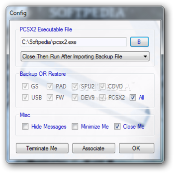 PCSX2 Config Manager screenshot 2