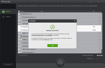 PCtransfer screenshot 2