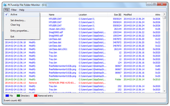 PCTuneUp Free Folder Monitor screenshot
