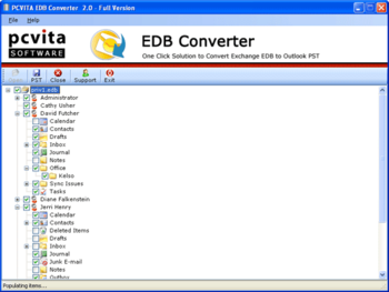 PCVITA EDB Converter screenshot 3