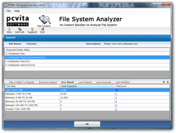 PCVITA File System Analyzer screenshot 4