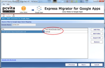 PCVITA Lotus Notes to Google Apps screenshot 4