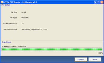 PCVITA PST Xtractor screenshot 3